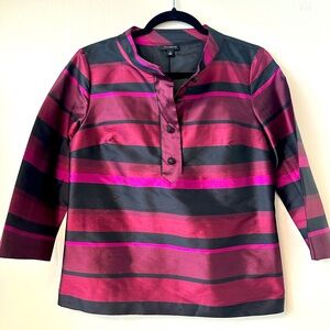 Talbots Striped Silk Satin size 2